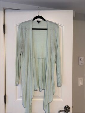 torrid Mint Green Open-Front Draped Cardigan